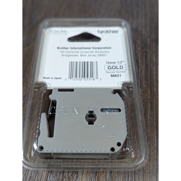 TESTED Brother P-Touch PT-85 Label Maker III M Tape, Gold Label Cartridge BUNDLE - Picture 11 of 11